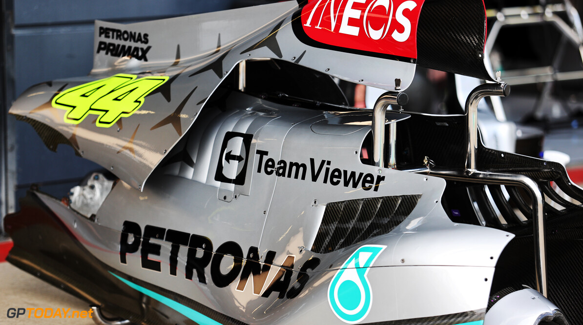 Mercedes rijdt met zeer veel updates in Silverstone
