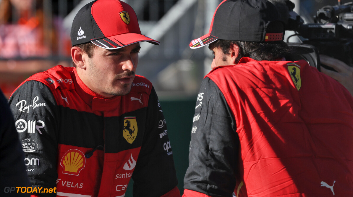 Leclerc wil geen duel met Sainz in de race: "Dat kunnen we ons niet veroorloven"