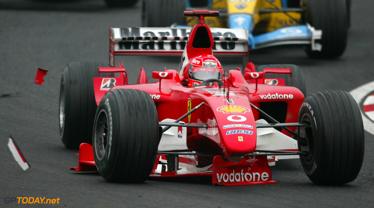 Titelwinnende Ferrari van Schumacher geveild voor meer dan 13 miljoen dollar