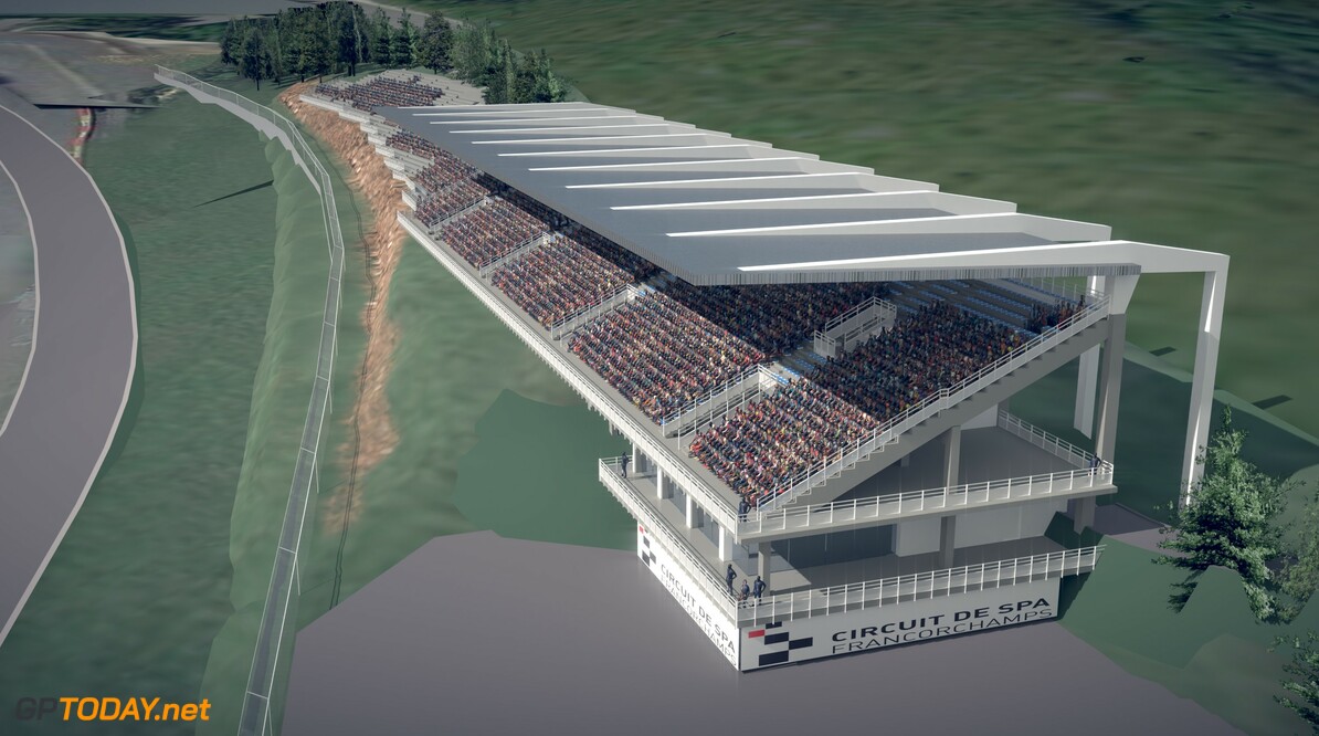 Spa-Francorchamps begonnen aan bouw van nieuwe tribunes