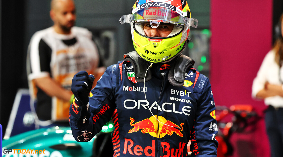 <b> Uitslag kwalificatie Saoedi-Arabië: </b> Perez redt Red Bull-eer, domper voor Verstappen
