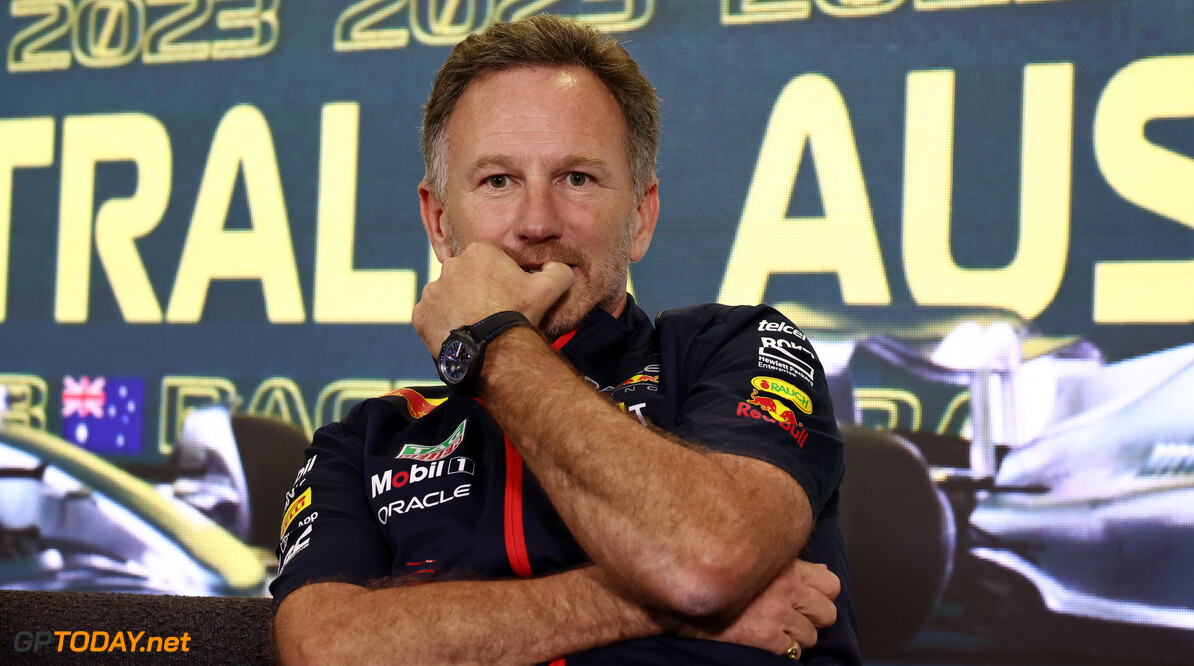 Formula One World Championship
Christian Horner (GBR) Red Bull Racing Team Principal in the FIA Press Conference.

31.03.2023. Formula 1 World Championship, Rd 3, Australian Grand Prix, Albert Park, Melbourne, Australia, Practice Day.

- www.xpbimages.com, EMail: requests@xpbimages.com (C) Copyright: Moy / XPB Images
Motor Racing - Formula One World Championship - Australian Grand Prix - Practice Day - Melbourne, Australia
xpbimages.com
Melbourne
Australia