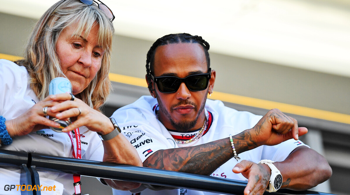 Formula One World Championship
(L to R): Jayne Poole (GBR) Red Bull Racing Special Advisor with Lewis Hamilton (GBR) Mercedes AMG F1.

25.05.2023. Formula 1 World Championship, Rd 7, Monaco Grand Prix, Monte Carlo, Monaco, Preparation Day.

- www.xpbimages.com, EMail: requests@xpbimages.com (C) Copyright: Price / XPB Images
Motor Racing - Formula One World Championship - Monaco Grand Prix - Preparation Day - Monte Carlo, Monaco
XPB Images
Monaco
Monte Carlo

Formel1 Formel F1 Formula 1 Formula1 GP Grand Prix one May Monaco Monte Carlo Monte-Carlo Thursday 25 5 05 2023