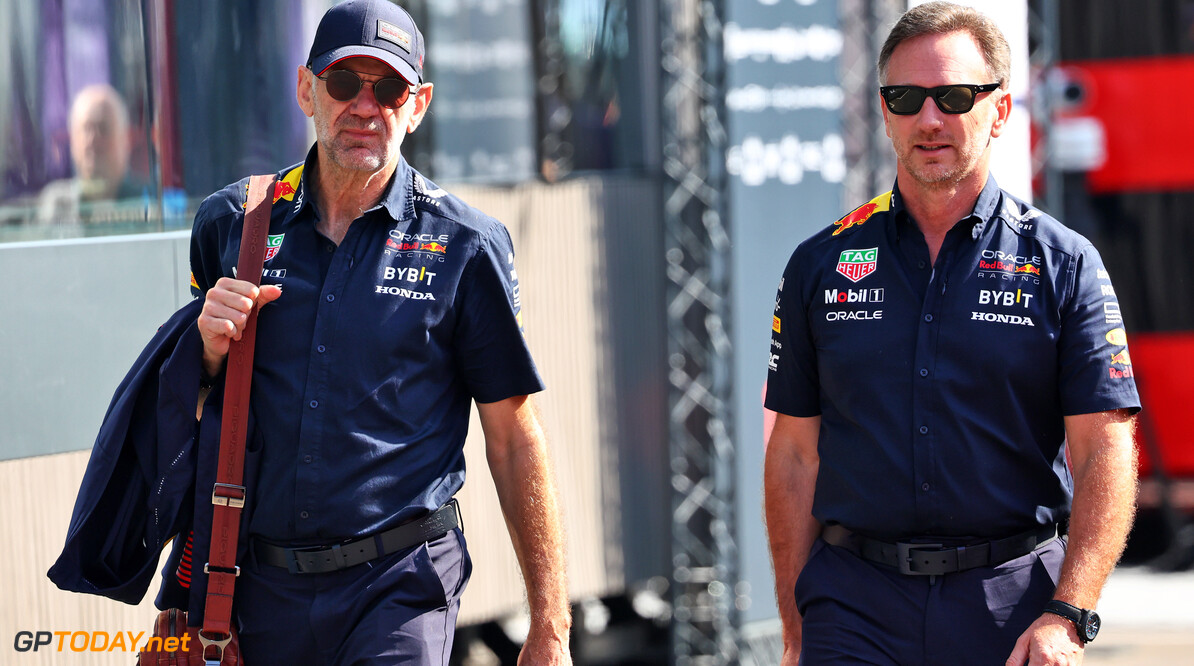 Formula One World Championship
(L to R): Adrian Newey (GBR) Red Bull Racing Chief Technical Officer with Christian Horner (GBR) Red Bull Racing Team Principal.

02.06.2023 Formula 1 World Championship, Rd 8, Spanish Grand Prix, Barcelona, Spain, Practice Day.

- www.xpbimages.com, EMail: requests@xpbimages.com (C) Copyright: Batchelor / XPB Images
Motor Racing - Formula One World Championship - Spanish Grand Prix - Practice Day - Barcelona, Spain
XPB Images
Barcelona
Spain

Formel1 Formel F1 Formula 1 Formula1 GP Grand Prix one Circuit de Catalunya May Spanish Spain Montmelo Friday 02 2 06 6 2023 Portrait