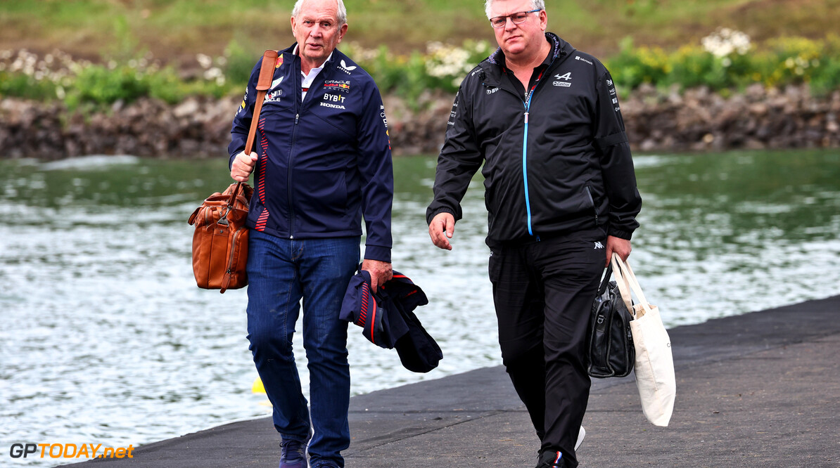 Formula One World Championship
(L to R): Dr Helmut Marko (AUT) Red Bull Motorsport Consultant with Otmar Szafnauer (USA) Alpine F1 Team, Team Principal.

18.06.2023. Formula 1 World Championship, Rd 9, Canadian Grand Prix, Montreal, Canada, Race Day.

 - www.xpbimages.com, EMail: requests@xpbimages.com (C) Copyright: Coates / XPB Images
Motor Racing - Formula One World Championship - Canadian Grand Prix - Race Day - Montreal, Canada
XPB Images
Montreal
Canada

Formel1 Formel F1 Formula 1 Formula1 GP Grand Prix one Canada Ca