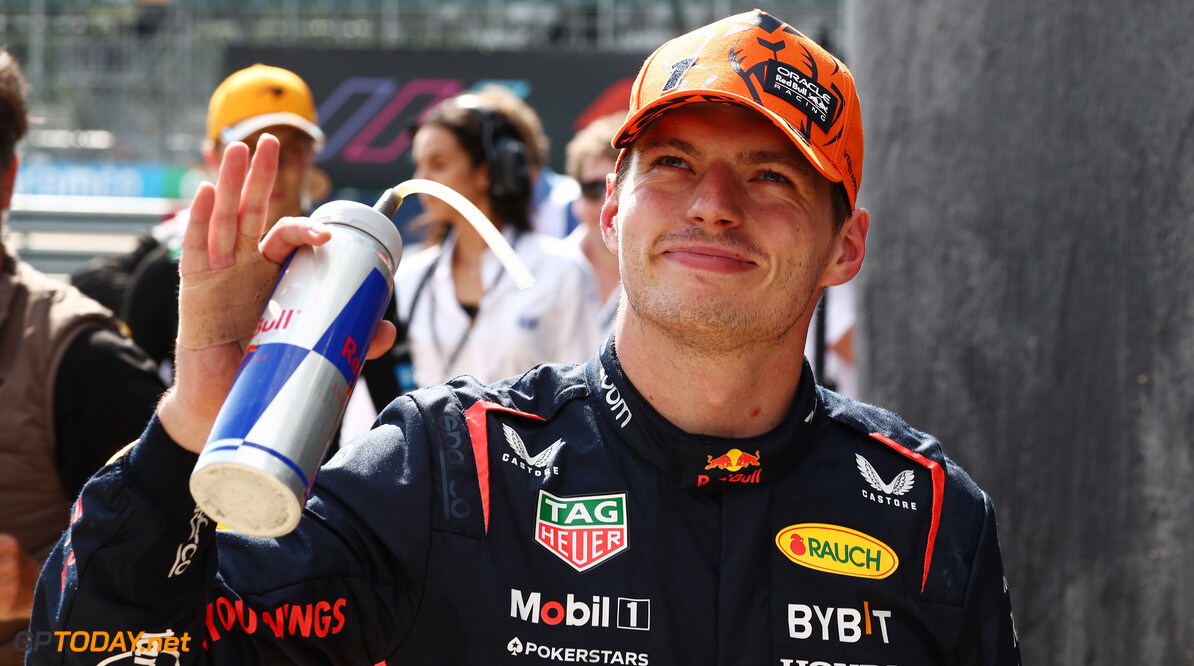 Formula One World Championship
Pole sitter Max Verstappen (NLD) Red Bull Racing in qualifying parc ferme.

08.07.2023. Formula 1 World Championship, Rd 11, British Grand Prix, Silverstone, England, Qualifying Day.

 - www.xpbimages.com, EMail: requests@xpbimages.com (C) Copyright: Coates / XPB Images
Motor Racing - Formula One World Championship - British Grand Prix - Qualifying Day - Silverstone, England
XPB Images
Silverstone
England

July Formel1 Formel F1 Formula 1 Formula1 GP Grand Prix one Circ