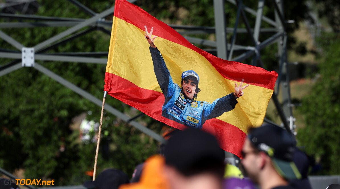 Formula One World Championship
Circuit atmosphere - Fernando Alonso (ESP) Aston Martin F1 Team flag with fans in the grandstand.

22.07.2023. Formula 1 World Championship, Rd 12, Hungarian Grand Prix, Budapest, Hungary, Qualifying Day.

- www.xpbimages.com, EMail: requests@xpbimages.com (C) Copyright: Moy / XPB Images
Motor Racing - Formula One World Championship - Hungarian Grand Prix - Qualifying Day - Budapest, Hungary
XPB Images
Budapest
Hungary

Formel1 Formel F1 Formula 1 Formula1 GP Grand Prix one Circuit H