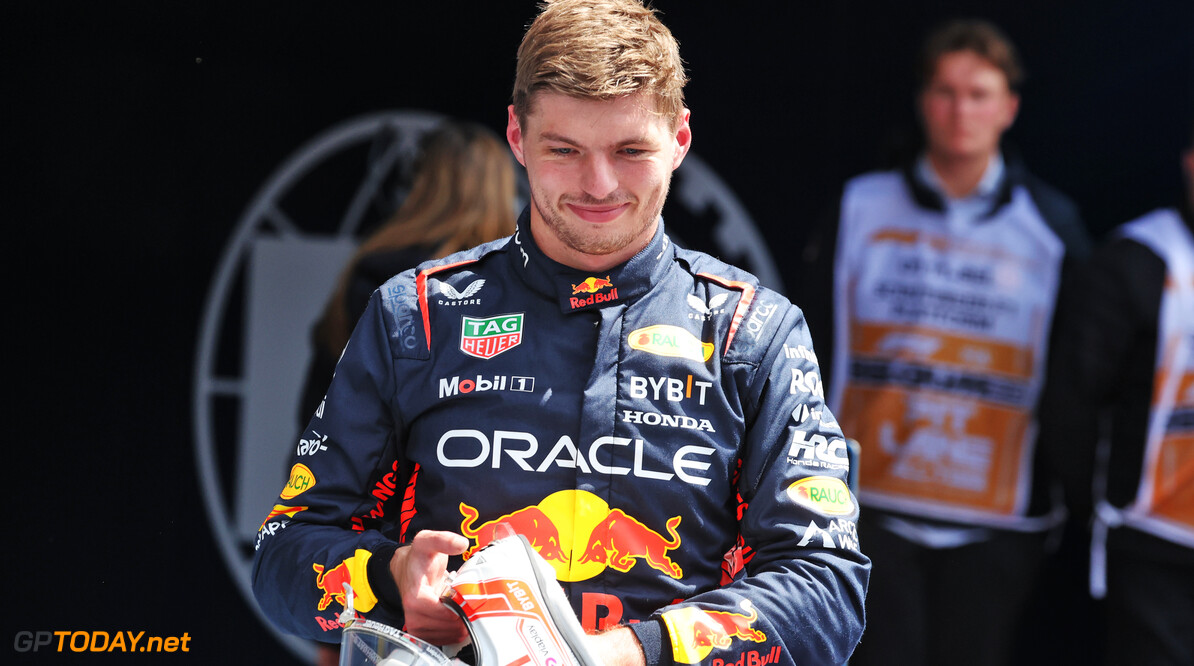Formula One World Championship
Max Verstappen (NLD) Red Bull Racing, first position, in Sprint Qualifying parc ferme.

29.07.2023. Formula 1 World Championship, Rd 13, Belgian Grand Prix, Spa Francorchamps, Belgium, Sprint Day.

- www.xpbimages.com, EMail: requests@xpbimages.com (C) Copyright: Bearne / XPB Images
Motor Racing - Formula One World Championship - Belgian Grand Prix - Sprint Day - Spa Francorchamps, Belgium
XPB Images
Spa Francorchamps
Belgium

Formel1 Formel F1 Formula 1 Formula1 GP Grand Prix one Circuit d