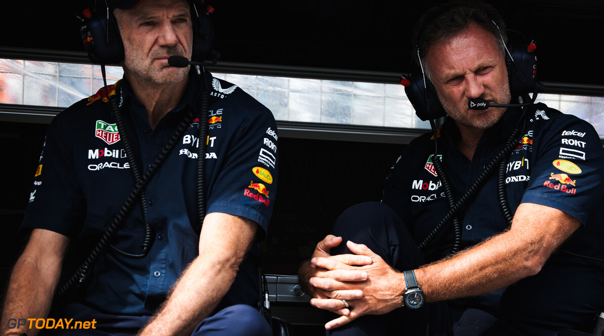 Formula One World Championship
(L to R): Adrian Newey (GBR) Red Bull Racing Chief Technical Officer and Christian Horner (GBR) Red Bull Racing Team Principal.

25.08.2023. Formula 1 World Championship, Rd 14, Dutch Grand Prix, Zandvoort, Netherlands, Practice Day.

- www.xpbimages.com, EMail: requests@xpbimages.com (C) Copyright: Bearne / XPB Images
Motor Racing - Formula One World Championship - Dutch Grand Prix - Practice Day - Zandvoort, Netherlands
XPB Images
Zandvoort
Netherlands

Formel1 Formel F1 Formula 1 Formula1 GP Grand Prix one Circuit Z