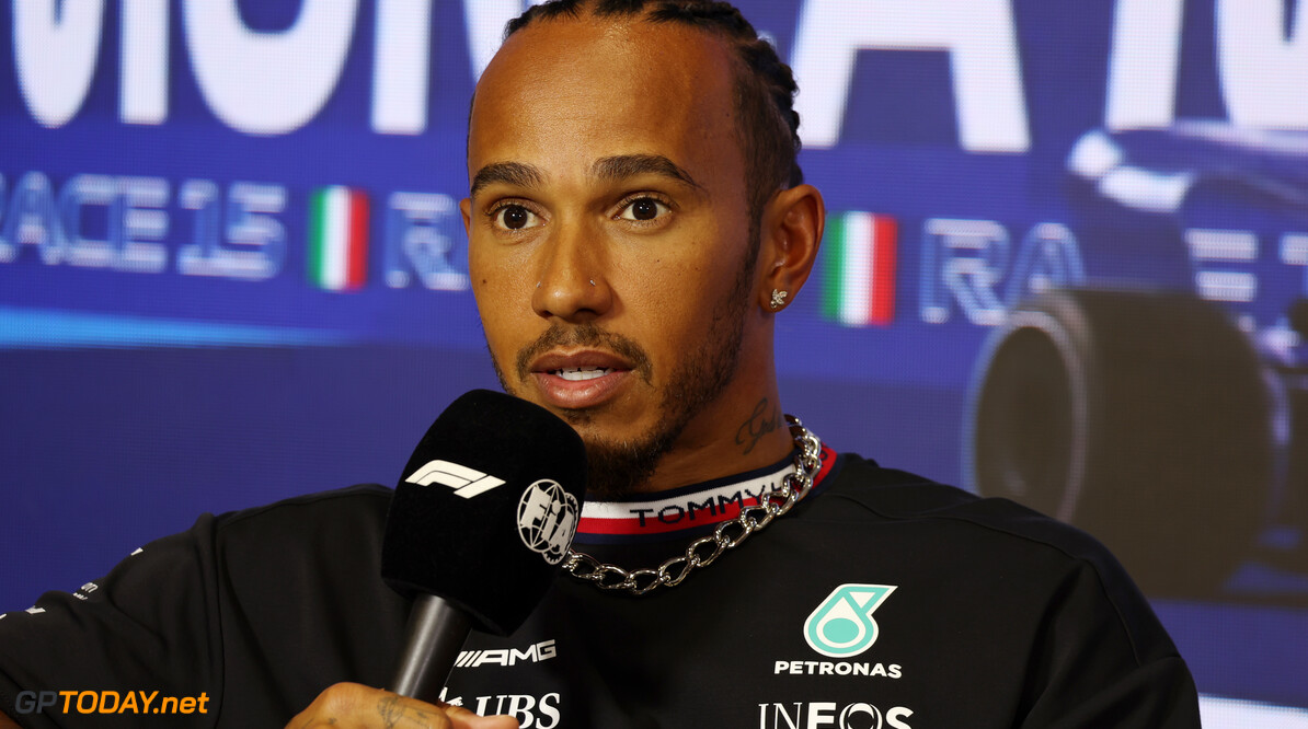 Formula One World Championship
Lewis Hamilton (GBR) Mercedes AMG F1 in the FIA Press Conference.

31.08.2023. Formula 1 World Championship, Rd 15, Italian Grand Prix, Monza, Italy, Preparation Day.

 - www.xpbimages.com, EMail: requests@xpbimages.com (C) Copyright: Staley / XPB Images
Motor Racing - Formula One World Championship - Italian Grand Prix - Preparation Day - Monza, Italy
XPB Images
Monza
Italy

Formel1 Formel F1 Formula 1 Formula1 GP Grand Prix one Italy Ita
