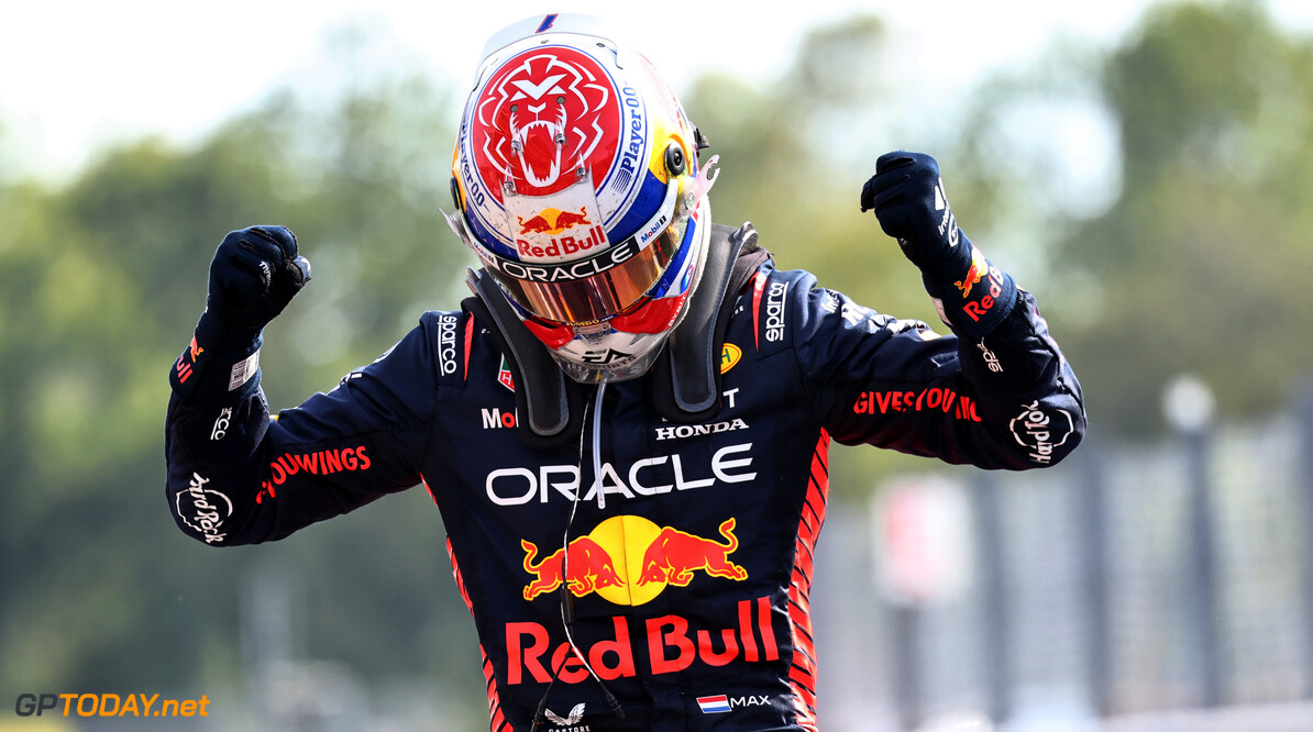 Formula One World Championship
Race winner Max Verstappen (NLD) Red Bull Racing celebrates in parc ferme.

03.09.2023. Formula 1 World Championship, Rd 15, Italian Grand Prix, Monza, Italy, Race Day.

- www.xpbimages.com, EMail: requests@xpbimages.com (C) Copyright: Charniaux / XPB Images
Motor Racing - Formula One World Championship - Italian Grand Prix - Race Day - Monza, Italy
XPB Images
Monza
Italy

Formel1 Formel F1 Formula 1 Formula1 GP Grand Prix Italy Italian
