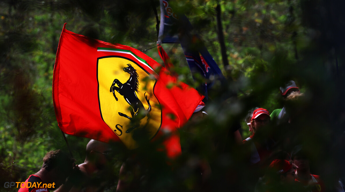 Formula One World Championship
Circuit atmosphere - Ferrari fans and flag.

03.09.2023. Formula 1 World Championship, Rd 15, Italian Grand Prix, Monza, Italy, Race Day.

 - www.xpbimages.com, EMail: requests@xpbimages.com (C) Copyright: Coates / XPB Images
Motor Racing - Formula One World Championship - Italian Grand Prix - Race Day - Monza, Italy
XPB Images
Monza
Italy

Formel1 Formel F1 Formula 1 Formula1 GP Grand Prix Italy Italian