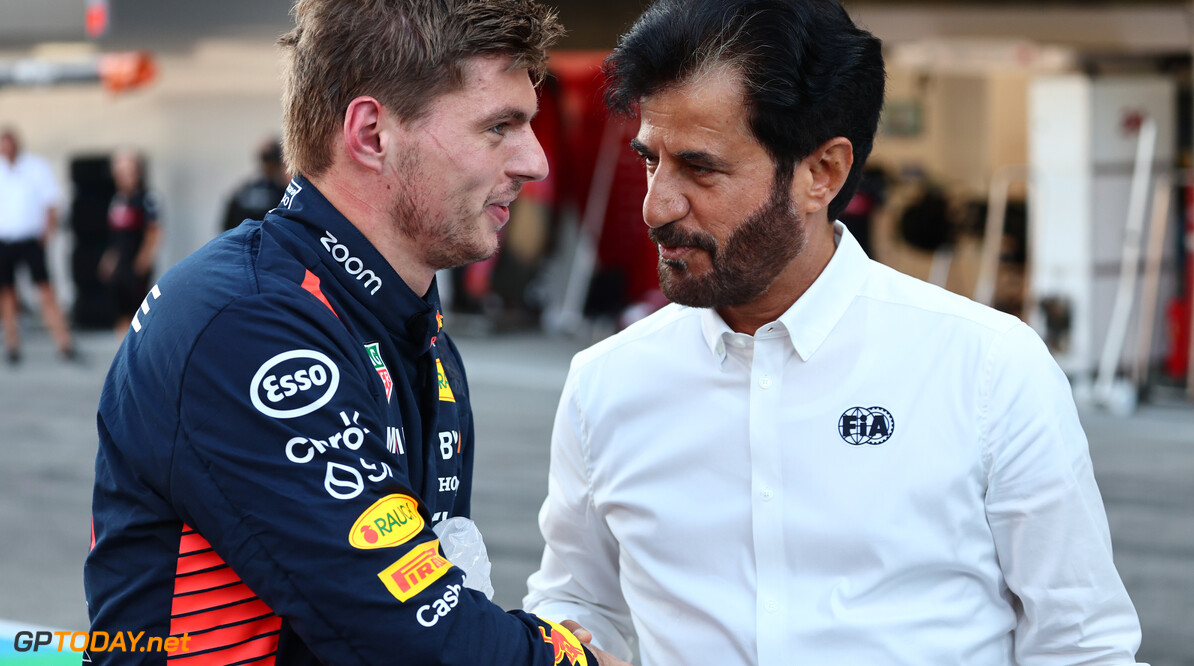 Formula One World Championship
(L to R): Max Verstappen (NLD) Red Bull Racing celebrates his pole position in qualifying parc ferme with Mohammed Bin Sulayem (UAE) FIA President.

23.09.2023. Formula 1 World Championship, Rd 17, Japanese Grand Prix, Suzuka, Japan, Qualifying Day.

- www.xpbimages.com, EMail: requests@xpbimages.com (C) Copyright: Batchelor / XPB Images
Motor Racing - Formula One World Championship - Japanese Grand Prix - Qualifying Day - Suzuka, Japan
XPB Images
Suzuka
Japan

Formel1 Formel F1 Formula 1 Formula1 GP Grand Prix one Suzuka Ci