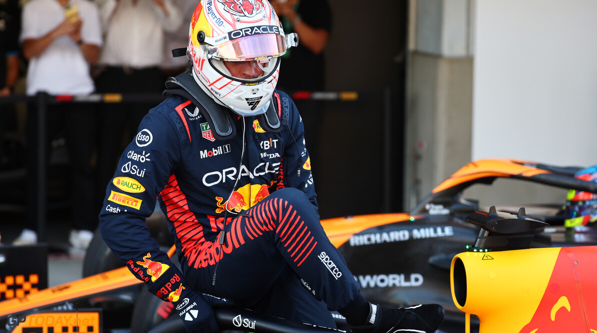 Formula One World Championship
Pole sitter Max Verstappen (NLD) Red Bull Racing RB19 in qualifying parc ferme.

23.09.2023. Formula 1 World Championship, Rd 17, Japanese Grand Prix, Suzuka, Japan, Qualifying Day.

- www.xpbimages.com, EMail: requests@xpbimages.com (C) Copyright: Batchelor / XPB Images
Motor Racing - Formula One World Championship - Japanese Grand Prix - Qualifying Day - Suzuka, Japan
XPB Images
Suzuka
Japan

Formel1 Formel F1 Formula 1 Formula1 GP Grand Prix one Suzuka Ci