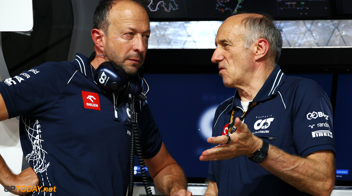 Formula One World Championship
(L to R): Peter Bayer, AlphaTauri Chief Executive Officer with Franz Tost (AUT) AlphaTauri Team Principal.

06.10.2023 Formula 1 World Championship, Rd 18, Qatar Grand Prix, Doha, Qatar, Qualifying Day.

 - www.xpbimages.com, EMail: requests@xpbimages.com (C) Copyright: Coates / XPB Images
Motor Racing - Formula One World Championship - Qatar Grand Prix - Qualifying Day - Doha, Qatar
XPB Images
Doha
Qatar

Formel1 Formel F1 Formula 1 Formula1 GP Grand Prix one Losail In