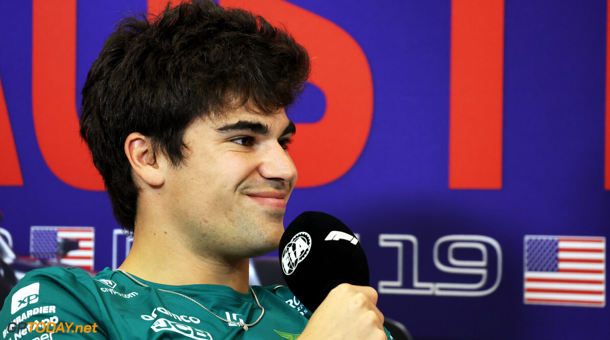 Formula One World Championship
Lance Stroll (CDN) Aston Martin F1 Team in the FIA Press Conference.

19.10.2023. Formula 1 World Championship, Rd 19, United States Grand Prix, Austin, Texas, USA, Preparation Day.

- www.xpbimages.com, EMail: requests@xpbimages.com (C) Copyright: Bearne / XPB Images
Motor Racing - Formula One World Championship - United States Grand Prix - Preparation Day - Austin, USA
XPB Images
Austin
USA

Formel1 Formel F1 Formula 1 Formula1 GP Grand Prix one Circuit o