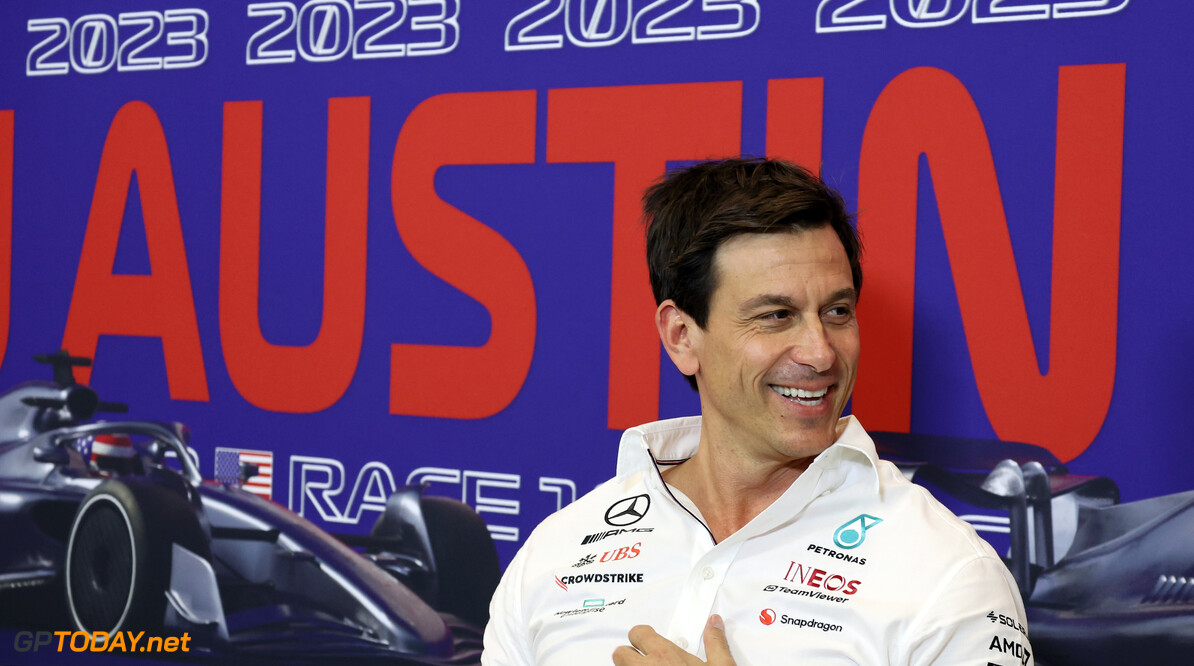 Formula One World Championship
Toto Wolff (GER) Mercedes AMG F1 Shareholder and Executive Director in the FIA Press Conference.

20.10.2023. Formula 1 World Championship, Rd 19, United States Grand Prix, Austin, Texas, USA, Qualifying Day

- www.xpbimages.com, EMail: requests@xpbimages.com (C) Copyright: Bearne / XPB Images
Motor Racing - Formula One World Championship - United States Grand Prix - Qualifying Day - Austin, USA
XPB Images
Austin
USA

Formel1 Formel F1 Formula 1 Formula1 GP Grand Prix one Circuit o
