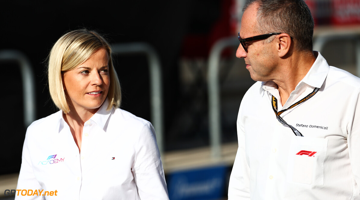 Formula One World Championship
(L to R): Susie Wolff (GBR) F1 Academy Managing Director with Stefano Domenicali (ITA) Formula One President and CEO.

21.10.2023. Formula 1 World Championship, Rd 19, United States Grand Prix, Austin, Texas, USA, Sprint Day.

 - www.xpbimages.com, EMail: requests@xpbimages.com (C) Copyright: Coates / XPB Images
Motor Racing - Formula One World Championship - United States Grand Prix - Sprint Day - Austin, USA
XPB Images
Austin
USA

Formel1 Formel F1 Formula 1 Formula1 GP Grand Prix one Circuit o
