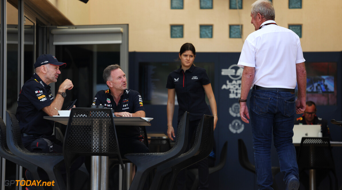 Formula One World Championship
(L to R): Adrian Newey (GBR) Red Bull Racing Chief Technical Officer with Christian Horner (GBR) Red Bull Racing Team Principal and Dr Helmut Marko (AUT) Red Bull Motorsport Consultant.

29.02.2024. Formula 1 World Championship, Rd 1, Bahrain Grand Prix, Sakhir, Bahrain, Practice Day

 - www.xpbimages.com, EMail: requests@xpbimages.com (C) Copyright: Staley / XPB Images
Motor Racing - Formula One World Championship - Bahrain Grand Prix - Practice Day - Sakhir, Bahrain
xpbimages.com
Sakhir
Bahrain

Formel1 Formel F1 Formula 1 Formula1 GP Grand Prix one Bahrain I