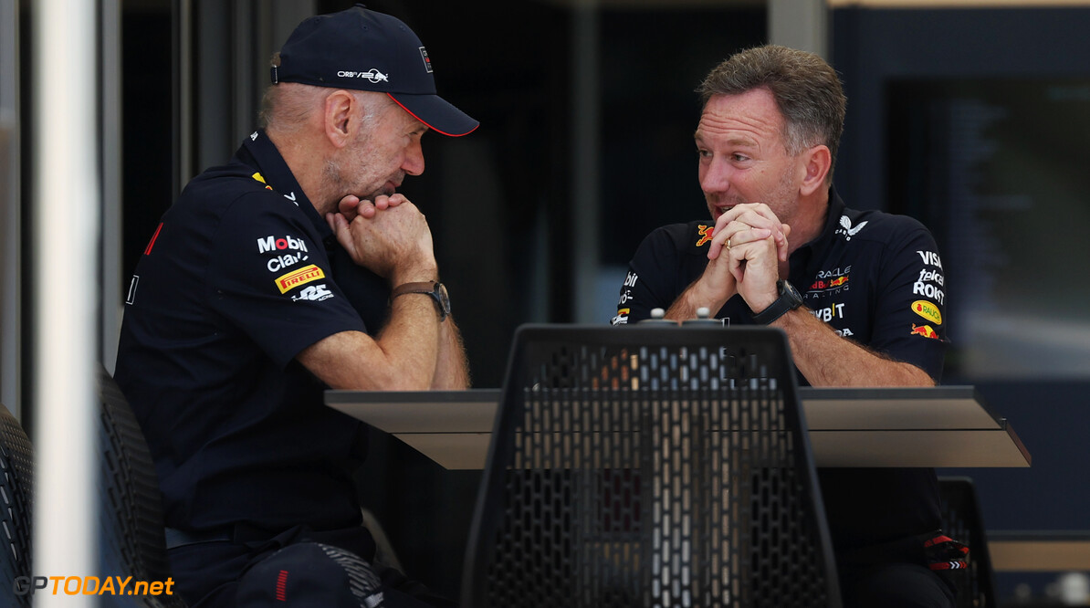 Formula One World Championship
(L to R): Adrian Newey (GBR) Red Bull Racing Chief Technical Officer with Christian Horner (GBR) Red Bull Racing Team Principal.

29.02.2024. Formula 1 World Championship, Rd 1, Bahrain Grand Prix, Sakhir, Bahrain, Practice Day

 - www.xpbimages.com, EMail: requests@xpbimages.com (C) Copyright: Staley / XPB Images
Motor Racing - Formula One World Championship - Bahrain Grand Prix - Practice Day - Sakhir, Bahrain
xpbimages.com
Sakhir
Bahrain

Formel1 Formel F1 Formula 1 Formula1 GP Grand Prix one Bahrain I
