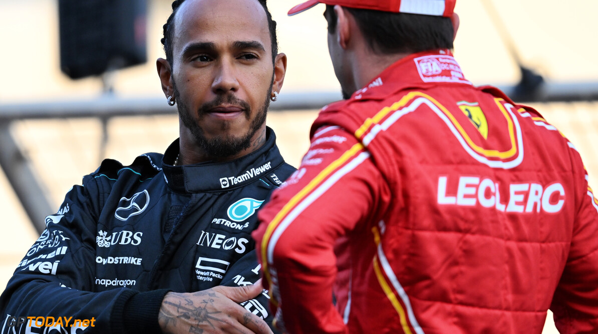 Hamilton wordt weer gewaarschuwd voor Leclerc
