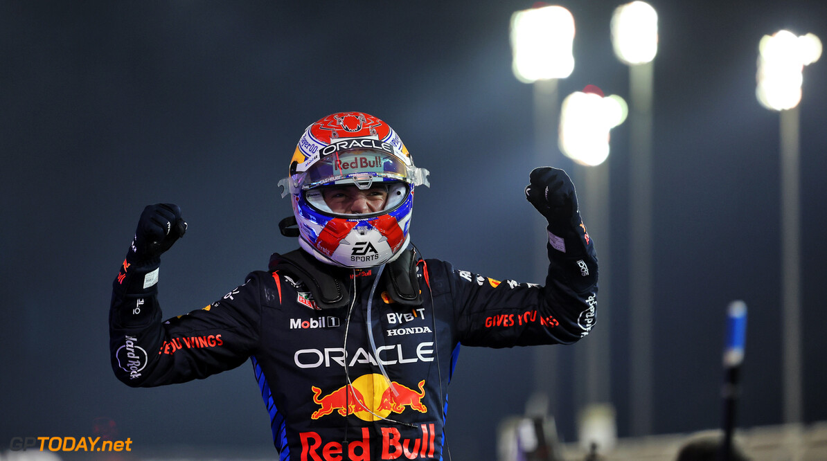 Formula One World Championship
Race winner Max Verstappen (NLD) Red Bull Racing celebrates in parc ferme.

02.03.2024. Formula 1 World Championship, Rd 1, Bahrain Grand Prix, Sakhir, Bahrain, Race Day.

 - www.xpbimages.com, EMail: requests@xpbimages.com (C) Copyright: Staley / XPB Images
Motor Racing - Formula One World Championship - Bahrain Grand Prix - Race Day - Sakhir, Bahrain
xpbimages.com
Sakhir
Bahrain

Formel1 Formel F1 Formula 1 Formula1 GP Grand Prix one Bahrain I