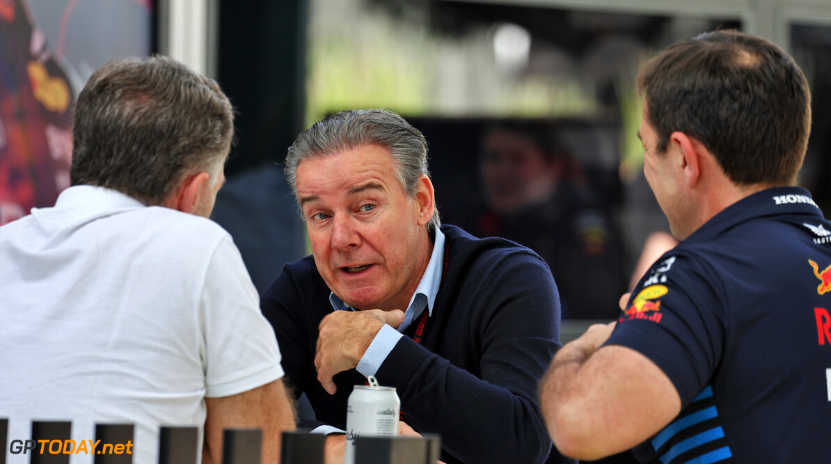 Formula One World Championship
Raymond Vermeulen (NLD) Driver Manager with Christian Horner (GBR) Red Bull Racing Team Principal and Pierre Wache (FRA) Red Bull Racing Technical Director.

21.03.2024. Formula 1 World Championship, Rd 3, Australian Grand Prix, Albert Park, Melbourne, Australia, Preparation Day.

- www.xpbimages.com, EMail: requests@xpbimages.com (C) Copyright: Moy / XPB Images
Motor Racing - Formula One World Championship - Australian Grand Prix - Preparation Day - Melbourne, Australia
xpbimages.com
Melbourne
Australia

Formel1 Formel F1 Formula 1 Formula1 GP Grand Prix one March Aus