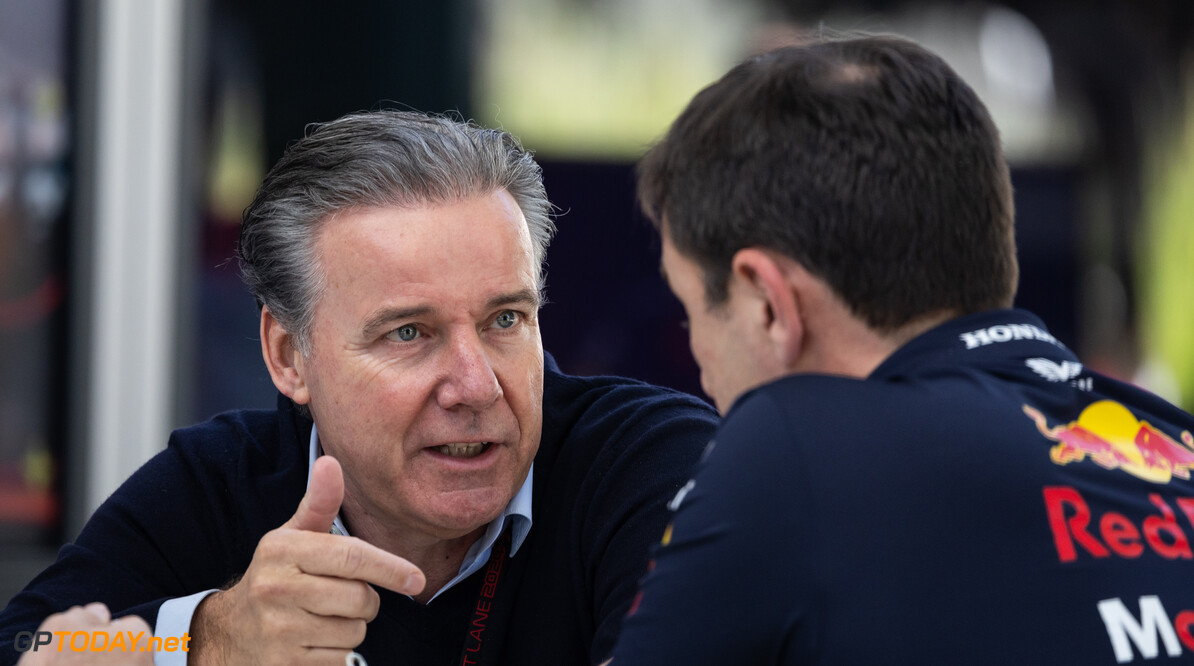 Formula One World Championship
Raymond Vermeulen (NLD) Driver Manager with Pierre Wache (FRA) Red Bull Racing Technical Director.

21.03.2024. Formula 1 World Championship, Rd 3, Australian Grand Prix, Albert Park, Melbourne, Australia, Preparation Day.

- www.xpbimages.com, EMail: requests@xpbimages.com (C) Copyright: Bearne / XPB Images
Motor Racing - Formula One World Championship - Australian Grand Prix - Preparation Day - Melbourne, Australia
xpbimages.com
Melbourne
Australia

Formel1 Formel F1 Formula 1 Formula1 GP Grand Prix one March Aus