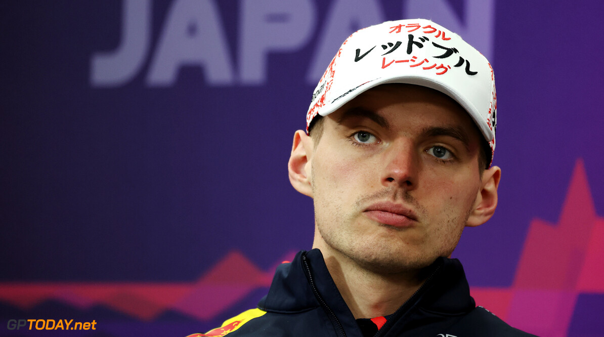 Formula One World Championship
Max Verstappen (NLD) Red Bull Racing in the FIA Press Conference.

04.04.2024. Formula 1 World Championship, Rd 4, Japanese Grand Prix, Suzuka, Japan, Preparation Day.

- www.xpbimages.com, EMail: requests@xpbimages.com (C) Copyright: Moy / XPB Images
Motor Racing - Formula One World Championship - Japanese Grand Prix - Preparation Day - Suzuka, Japan
XPB Images
Suzuka
Japan

Formel1 Formel F1 Formula 1 Formula1 GP Grand Prix one Suzuka Ci