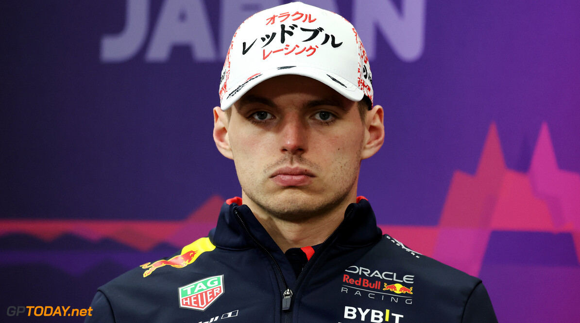 Formula One World Championship
Max Verstappen (NLD) Red Bull Racing in the FIA Press Conference.

04.04.2024. Formula 1 World Championship, Rd 4, Japanese Grand Prix, Suzuka, Japan, Preparation Day.

- www.xpbimages.com, EMail: requests@xpbimages.com (C) Copyright: Moy / XPB Images
Motor Racing - Formula One World Championship - Japanese Grand Prix - Preparation Day - Suzuka, Japan
XPB Images
Suzuka
Japan

Formel1 Formel F1 Formula 1 Formula1 GP Grand Prix one Suzuka Ci