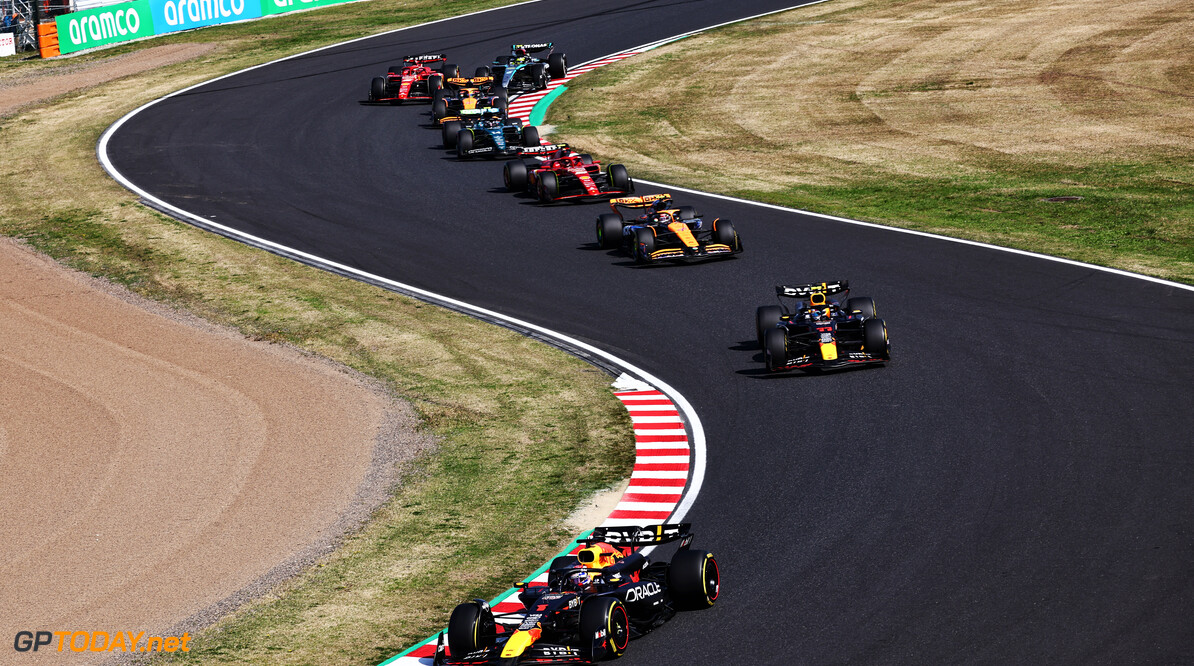 Formula One World Championship
Max Verstappen (NLD) Red Bull Racing RB20 leads at the restart of the race.

07.04.2024. Formula 1 World Championship, Rd 4, Japanese Grand Prix, Suzuka, Japan, Race Day.

- www.xpbimages.com, EMail: requests@xpbimages.com (C) Copyright: Charniaux / XPB Images
Motor Racing - Formula One World Championship - Japanese Grand Prix - Race Day - Suzuka, Japan
XPB Images
Suzuka
Japan

Formel1 Formel F1 Formula 1 Formula1 GP Grand Prix one Suzuka Ci