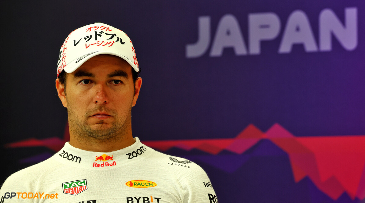 Formula One World Championship
Sergio Perez (MEX) Red Bull Racing, in the post race FIA Press Conference.

07.04.2024. Formula 1 World Championship, Rd 4, Japanese Grand Prix, Suzuka, Japan, Race Day.

 - www.xpbimages.com, EMail: requests@xpbimages.com (C) Copyright: Coates / XPB Images
Motor Racing - Formula One World Championship - Japanese Grand Prix - Race Day - Suzuka, Japan
XPB Images
Suzuka
Japan

Formel1 Formel F1 Formula 1 Formula1 GP Grand Prix one Suzuka Ci