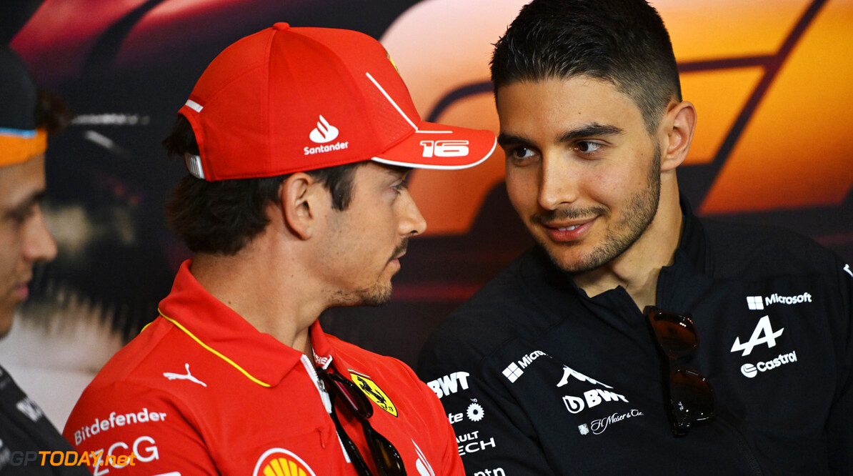 Formula One World Championship
(L to R): Charles Leclerc (MON) Ferrari and Esteban Ocon (FRA) Alpine F1 Team in the FIA Press Conference.

18.04.2024. Formula 1 World Championship, Rd 5, Chinese Grand Prix, Shanghai, China, Preparation Day.

- www.xpbimages.com, EMail: requests@xpbimages.com (C) Copyright: XPB Images
Motor Racing - Formula One World Championship - Chinese Grand Prix - Preparation Day - Shanghai, China
xpbimages.com
Shanghai
China

Formel1 Formel F1 Formula 1 Formula1 GP Grand Prix one Shanghai