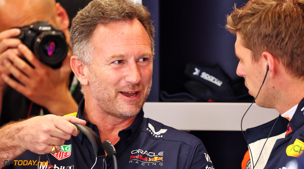 Formula One World Championship
(L to R): Christian Horner (GBR) Red Bull Racing Team Principal with Max Verstappen (NLD) Red Bull Racing.

19.07.2024. Formula 1 World Championship, Rd 13, Hungarian Grand Prix, Budapest, Hungary, Practice Day.

- www.xpbimages.com, EMail: requests@xpbimages.com (C) Copyright: Batchelor / XPB Images
Motor Racing - Formula One World Championship - Hungarian Grand Prix - Practice Day - Budapest, Hungary
XPB Images
Budapest
Hungary

Formel1 Formel F1 Formula 1 Formula1 GP Grand Prix one Circuit H