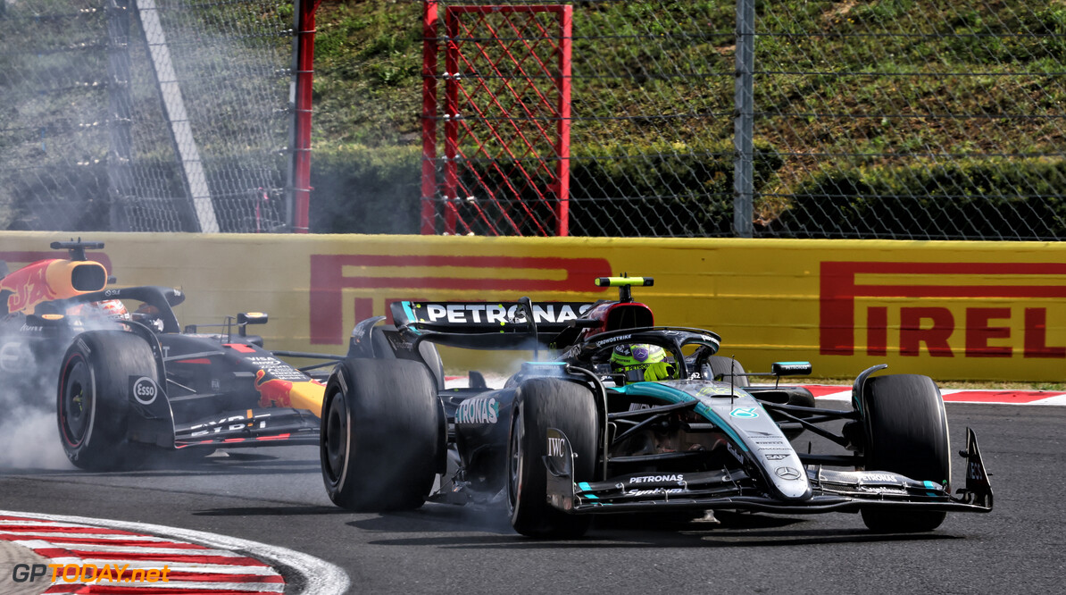 Formula One World Championship
Lewis Hamilton (GBR) Mercedes AMG F1 W15 locks up under braking.

21.07.2024. Formula 1 World Championship, Rd 13, Hungarian Grand Prix, Budapest, Hungary, Race Day.

- www.xpbimages.com, EMail: requests@xpbimages.com (C) Copyright: Charniaux / XPB Images
Motor Racing - Formula One World Championship - Hungarian Grand Prix - Race Day - Budapest, Hungary
XPB Images
Budapest
Hungary

Formel1 Formel F1 Formula 1 Formula1 GP Grand Prix one Circuit H