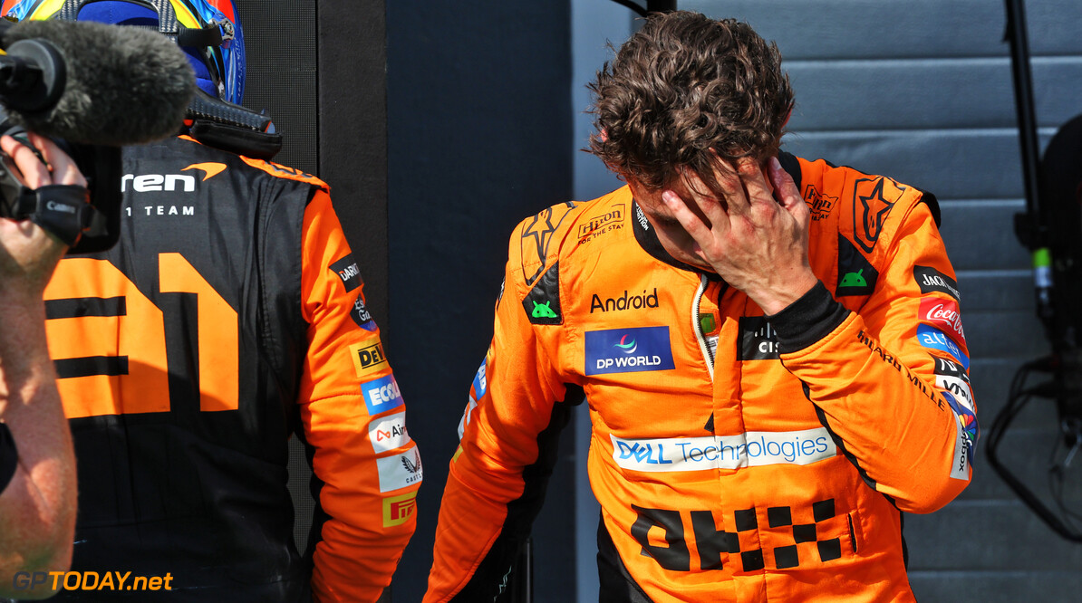 Formula One World Championship
(L to R): Race winner Oscar Piastri (AUS) McLaren with second placed team mate Lando Norris (GBR) McLaren.

21.07.2024. Formula 1 World Championship, Rd 13, Hungarian Grand Prix, Budapest, Hungary, Race Day.

- www.xpbimages.com, EMail: requests@xpbimages.com (C) Copyright: Batchelor / XPB Images
Motor Racing - Formula One World Championship - Hungarian Grand Prix - Race Day - Budapest, Hungary
XPB Images
Budapest
Hungary

Formel1 Formel F1 Formula 1 Formula1 GP Grand Prix one Circuit H