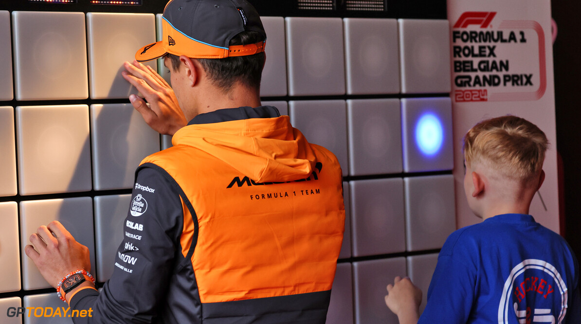 Formula One World Championship
Lando Norris (GBR) McLaren.

25.07.2024. Formula 1 World Championship, Rd 14, Belgian Grand Prix, Spa Francorchamps, Belgium, Preparation Day.

- www.xpbimages.com, EMail: requests@xpbimages.com (C) Copyright: Rew / XPB Images
Motor Racing - Formula One World Championship - Belgian Grand Prix - Preparation Day - Spa Francorchamps, Belgium
XPB Images
Spa Francorchamps
Belgium

Formel1 Formel F1 Formula 1 Formula1 GP Grand Prix one Circuit d