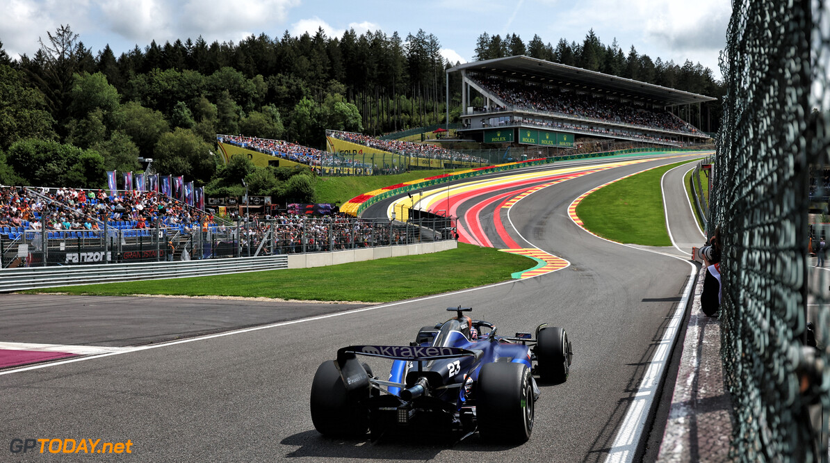 Formula One World Championship
Alexander Albon (THA) Williams Racing FW46.

26.07.2024. Formula 1 World Championship, Rd 14, Belgian Grand Prix, Spa Francorchamps, Belgium, Practice Day.

- www.xpbimages.com, EMail: requests@xpbimages.com (C) Copyright: Moy / XPB Images
Motor Racing - Formula One World Championship - Belgian Grand Prix - Practice Day - Spa Francorchamps, Belgium
XPB Images
Spa Francorchamps
Belgium

Formel1 Formel F1 Formula 1 Formula1 GP Grand Prix one Circuit d