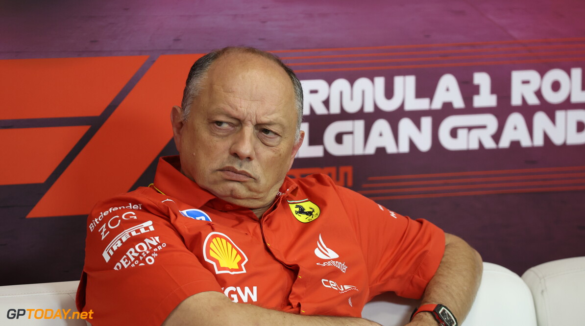 Formula One World Championship
Frederic Vasseur (FRA) Ferrari Team Principal in the FIA Press Conference.

26.07.2024. Formula 1 World Championship, Rd 14, Belgian Grand Prix, Spa Francorchamps, Belgium, Practice Day.

- www.xpbimages.com, EMail: requests@xpbimages.com (C) Copyright: Bearne / XPB Images
Motor Racing - Formula One World Championship - Belgian Grand Prix - Practice Day - Spa Francorchamps, Belgium
XPB Images
Spa Francorchamps
Belgium

Formel1 Formel F1 Formula 1 Formula1 GP Grand Prix one Circuit d