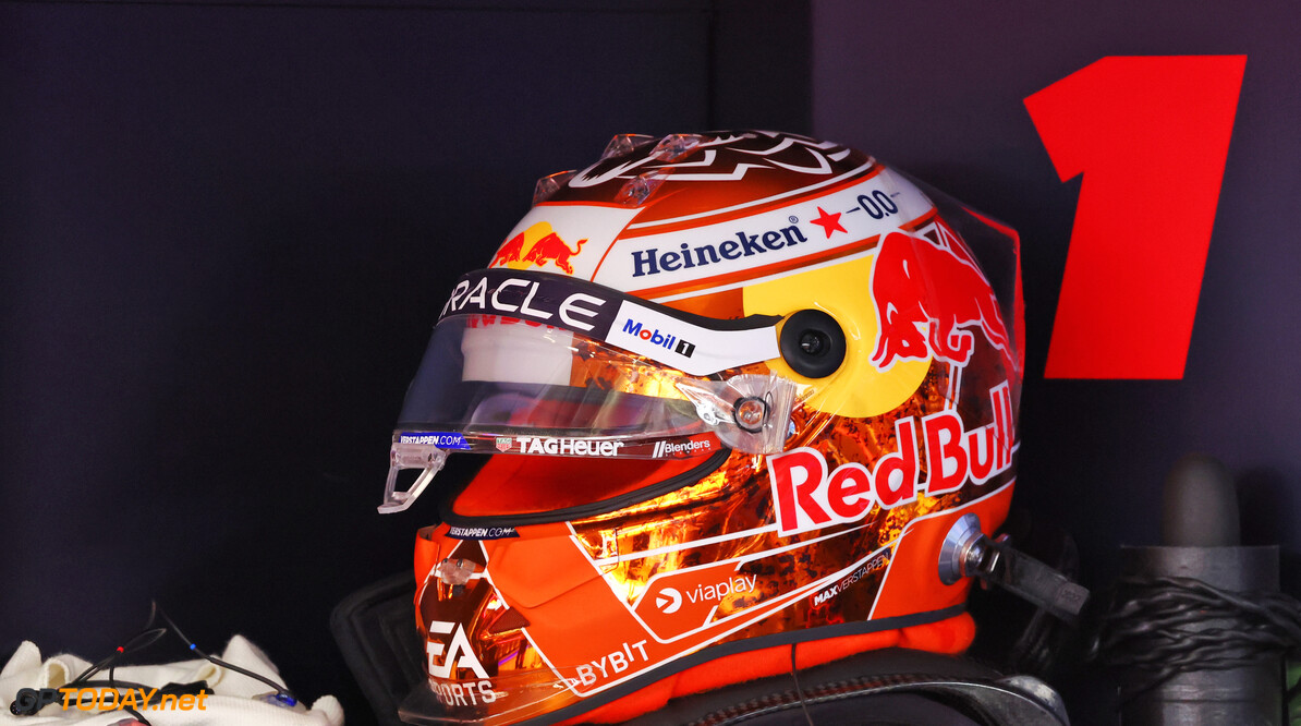 Formula One World Championship
The helmet of Max Verstappen (NLD) Red Bull Racing.

27.07.2024. Formula 1 World Championship, Rd 14, Belgian Grand Prix, Spa Francorchamps, Belgium, Qualifying Day.

- www.xpbimages.com, EMail: requests@xpbimages.com (C) Copyright: Charniaux / XPB Images
Motor Racing - Formula One World Championship - Belgian Grand Prix - Qualifying Day - Spa Francorchamps, Belgium
XPB Images
Spa Francorchamps
Belgium

Formel1 Formel F1 Formula 1 Formula1 GP Grand Prix one Circuit d