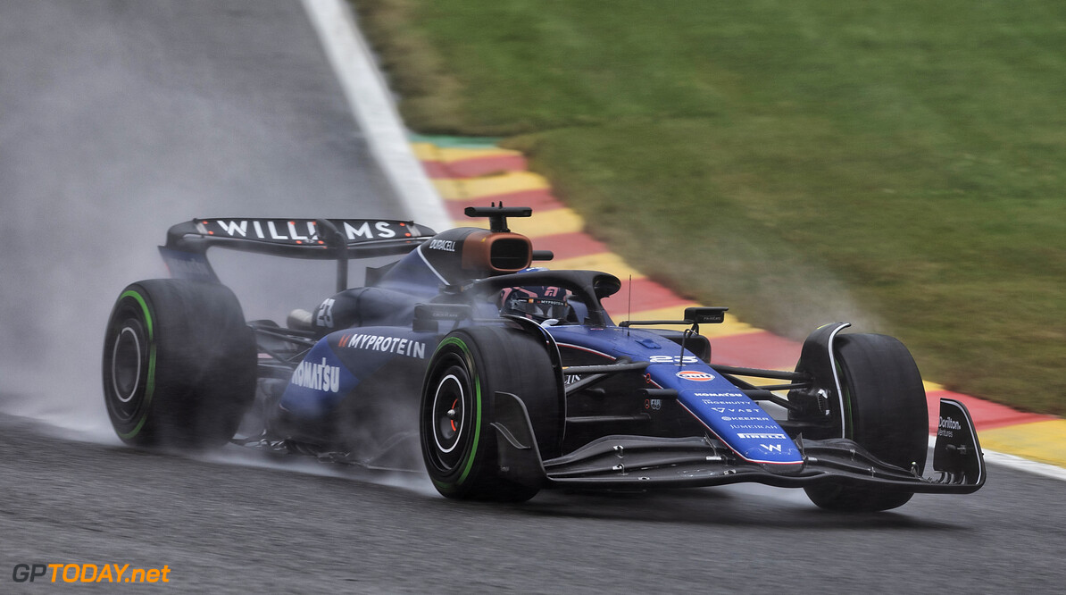 Formula One World Championship
Alexander Albon (THA) Williams Racing FW46.

27.07.2024. Formula 1 World Championship, Rd 14, Belgian Grand Prix, Spa Francorchamps, Belgium, Qualifying Day.

- www.xpbimages.com, EMail: requests@xpbimages.com (C) Copyright: Rew / XPB Images
Motor Racing - Formula One World Championship - Belgian Grand Prix - Qualifying Day - Spa Francorchamps, Belgium
XPB Images
Spa Francorchamps
Belgium

Formel1 Formel F1 Formula 1 Formula1 GP Grand Prix one Circuit d