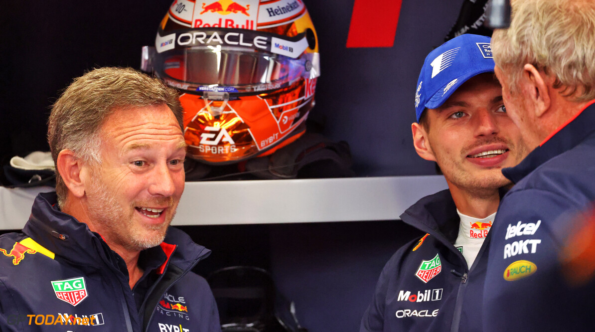 Horner blij met Verstappen: "Hij staat toch op de eerste rij!"