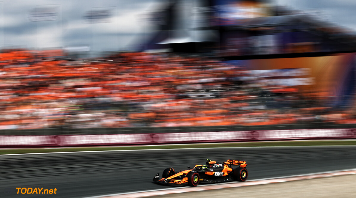 Formula One World Championship
Lando Norris (GBR) McLaren MCL38.

24.08.2024. Formula 1 World Championship, Rd 15, Dutch Grand Prix, Zandvoort, Netherlands, Qualifying Day.

- www.xpbimages.com, EMail: requests@xpbimages.com (C) Copyright: Charniaux / XPB Images
Motor Racing - Formula One World Championship - Dutch Grand Prix - Qualifying Day - Zandvoort, Netherlands
XPB Images
Zandvoort
Netherlands

Formel1 Formel F1 Formula 1 Formula1 GP Grand Prix one Circuit Z