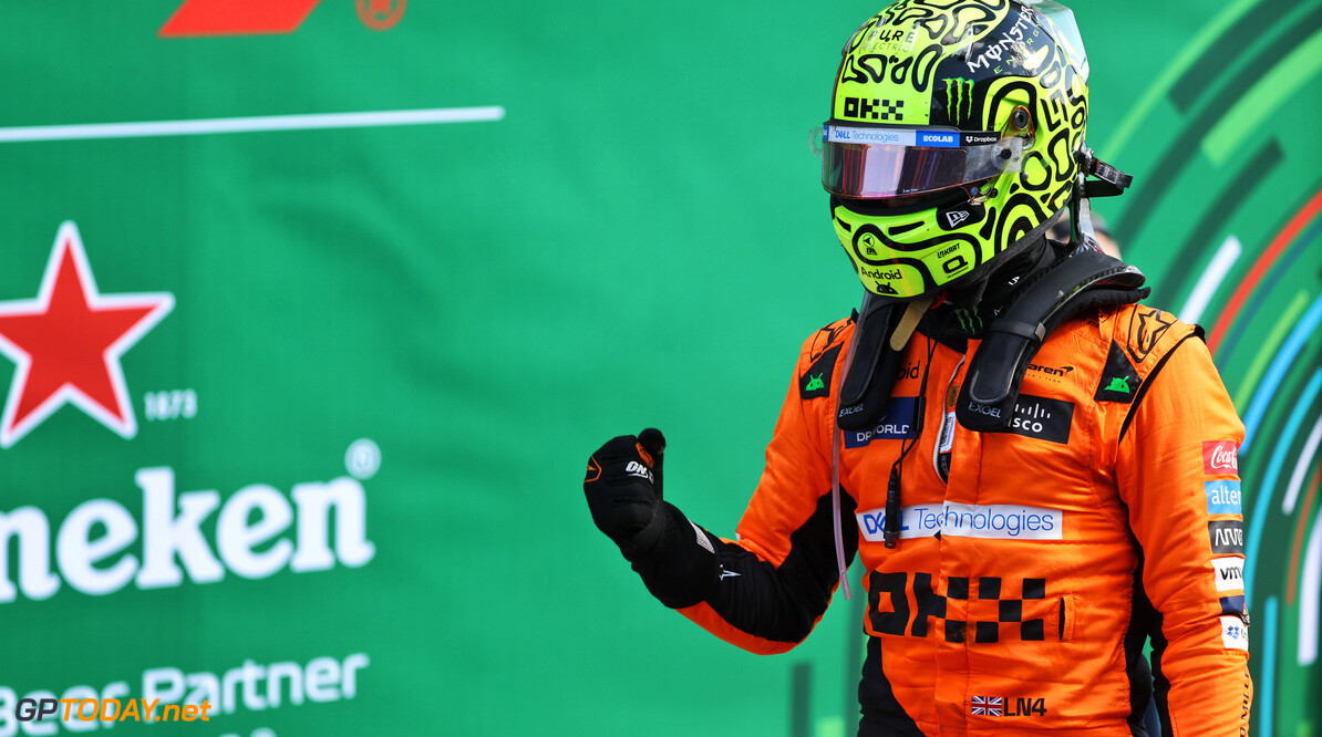 Formula One World Championship
Race winner Lando Norris (GBR) McLaren celebrates in parc ferme.

25.08.2024. Formula 1 World Championship, Rd 15, Dutch Grand Prix, Zandvoort, Netherlands, Race Day.

- www.xpbimages.com, EMail: requests@xpbimages.com (C) Copyright: Batchelor / XPB Images
Motor Racing - Formula One World Championship - Dutch Grand Prix - Race Day - Zandvoort, Netherlands
XPB Images
Zandvoort
Netherlands

Formel1 Formel F1 Formula 1 Formula1 GP Grand Prix one Circuit Z