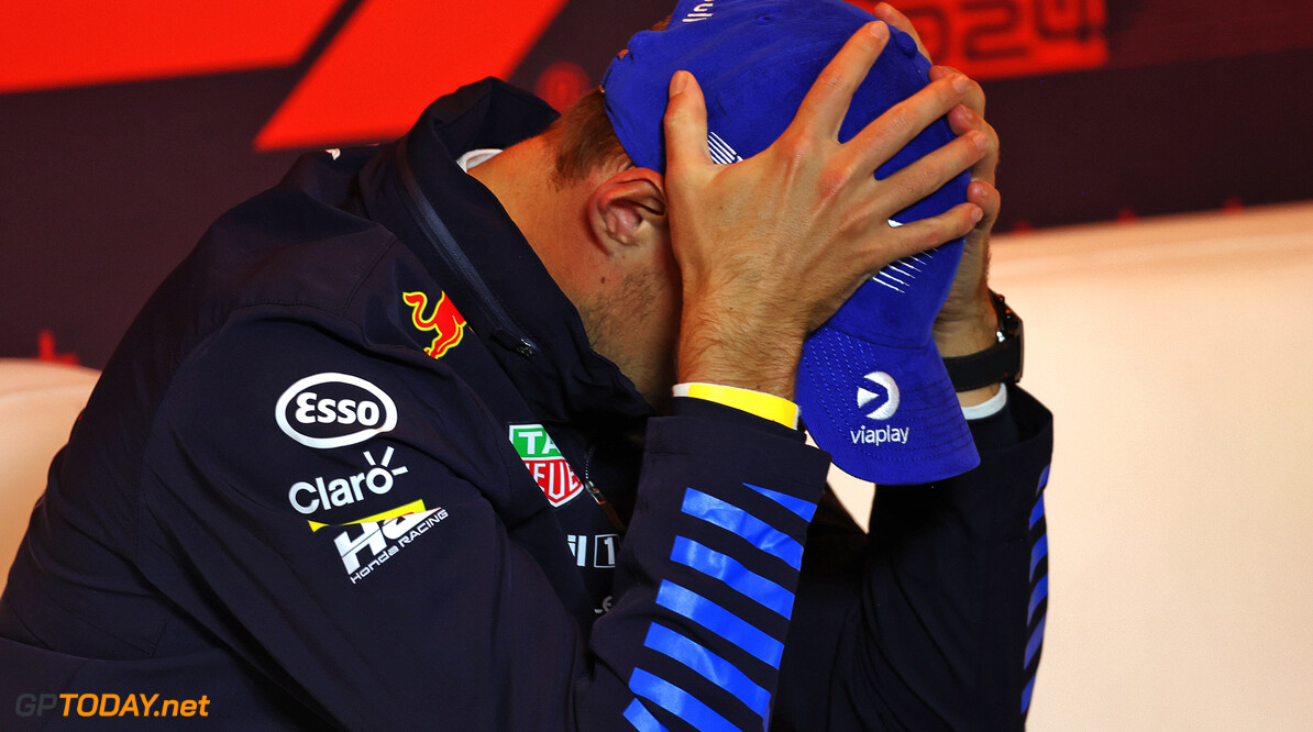 Formula One World Championship
Max Verstappen (NLD) Red Bull Racing in the post race FIA Press Conference.

25.08.2024. Formula 1 World Championship, Rd 15, Dutch Grand Prix, Zandvoort, Netherlands, Race Day.

 - www.xpbimages.com, EMail: requests@xpbimages.com (C) Copyright: Coates / XPB Images
Motor Racing - Formula One World Championship - Dutch Grand Prix - Race Day - Zandvoort, Netherlands
XPB Images
Zandvoort
Netherlands

Formel1 Formel F1 Formula 1 Formula1 GP Grand Prix one Circuit Z