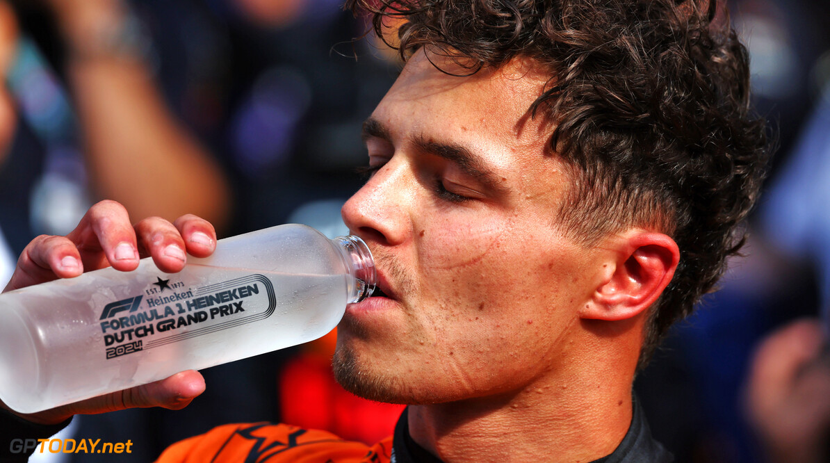 Formula One World Championship
Race winner Lando Norris (GBR) McLaren in parc ferme.

25.08.2024. Formula 1 World Championship, Rd 15, Dutch Grand Prix, Zandvoort, Netherlands, Race Day.

 - www.xpbimages.com, EMail: requests@xpbimages.com (C) Copyright: Coates / XPB Images
Motor Racing - Formula One World Championship - Dutch Grand Prix - Race Day - Zandvoort, Netherlands
XPB Images
Zandvoort
Netherlands

Formel1 Formel F1 Formula 1 Formula1 GP Grand Prix one Circuit Z