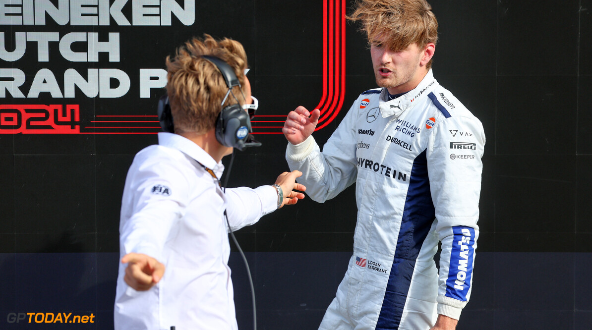 Formula One World Championship
Logan Sargeant (USA) Williams Racing in parc ferme.

25.08.2024. Formula 1 World Championship, Rd 15, Dutch Grand Prix, Zandvoort, Netherlands, Race Day.

- www.xpbimages.com, EMail: requests@xpbimages.com (C) Copyright: Batchelor / XPB Images
Motor Racing - Formula One World Championship - Dutch Grand Prix - Race Day - Zandvoort, Netherlands
XPB Images
Zandvoort
Netherlands

Formel1 Formel F1 Formula 1 Formula1 GP Grand Prix one Circuit Z