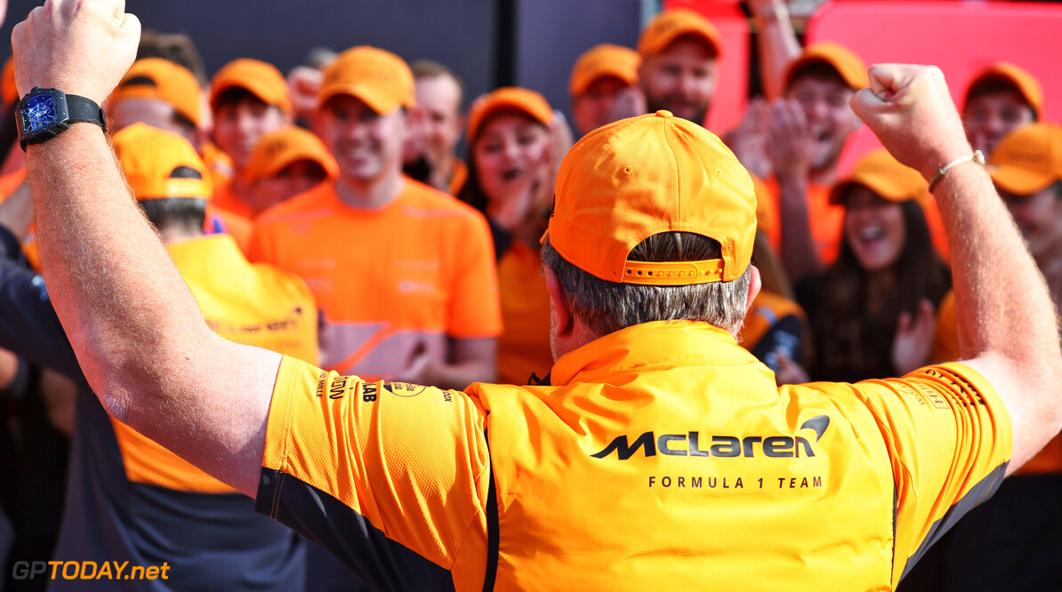 Formula One World Championship
Zak Brown (USA) McLaren Executive Director celebrates with the team.

25.08.2024. Formula 1 World Championship, Rd 15, Dutch Grand Prix, Zandvoort, Netherlands, Race Day.

 - www.xpbimages.com, EMail: requests@xpbimages.com (C) Copyright: Coates / XPB Images
Motor Racing - Formula One World Championship - Dutch Grand Prix - Race Day - Zandvoort, Netherlands
XPB Images
Zandvoort
Netherlands

Formel1 Formel F1 Formula 1 Formula1 GP Grand Prix one Circuit Z