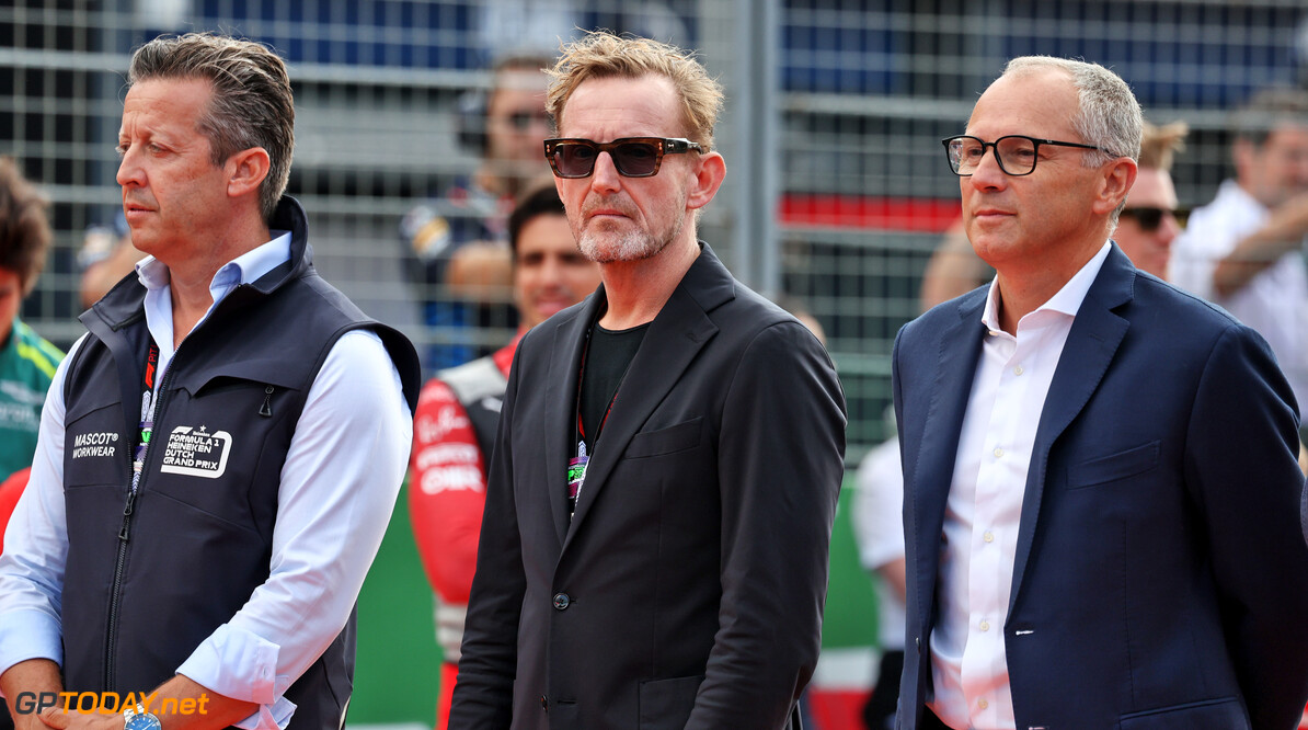 Formula One World Championship
Prince Bernhard of Orange-Nassau, van Vollenhoven (NLD) Zandvoort Circuit Co-Owner with Stefano Domenicali (ITA) Formula One President and CEO on the grid.

25.08.2024. Formula 1 World Championship, Rd 15, Dutch Grand Prix, Zandvoort, Netherlands, Race Day.

- www.xpbimages.com, EMail: requests@xpbimages.com (C) Copyright: Moy / XPB Images
Motor Racing - Formula One World Championship - Dutch Grand Prix - Race Day - Zandvoort, Netherlands
XPB Images
Zandvoort
Netherlands

Formel1 Formel F1 Formula 1 Formula1 GP Grand Prix one Circuit Z