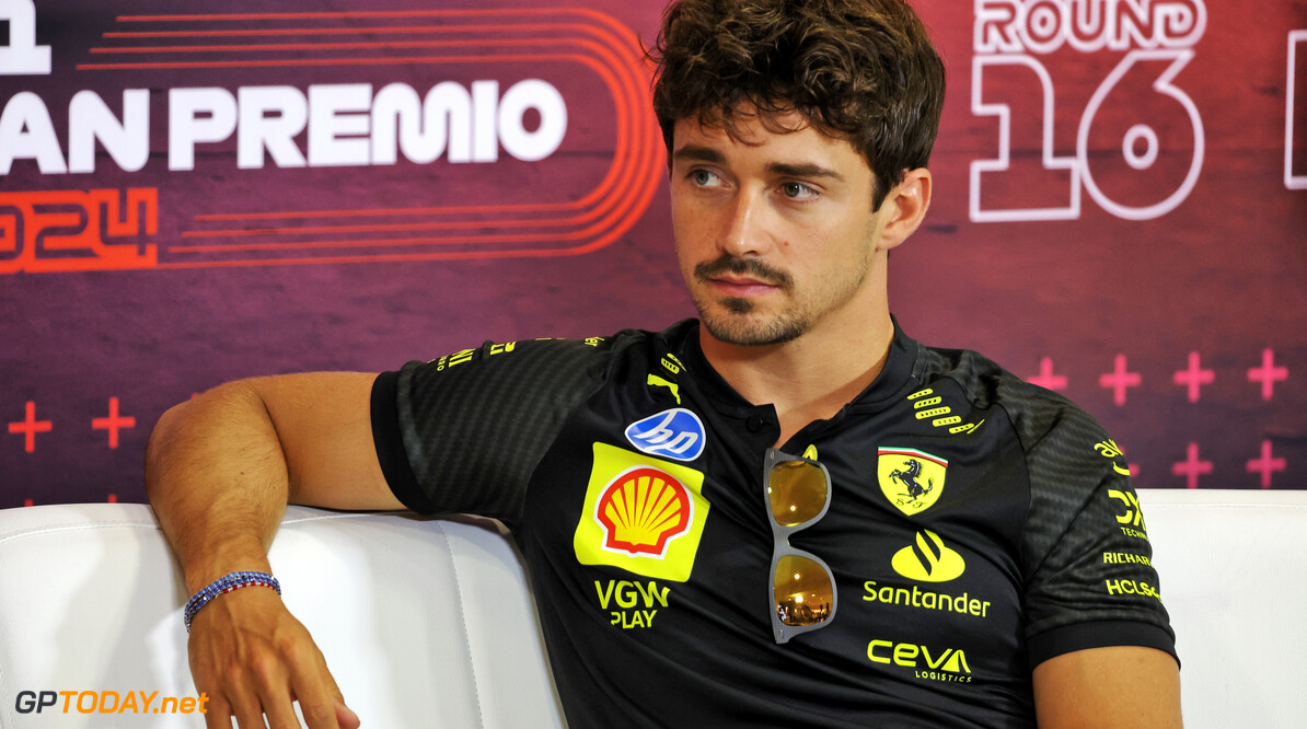 Formula One World Championship
Charles Leclerc (MON) Ferrari in the FIA Press Conference.

29.08.2024. Formula 1 World Championship, Rd 16, Italian Grand Prix, Monza, Italy, Preparation Day.

- www.xpbimages.com, EMail: requests@xpbimages.com (C) Copyright: Bearne / XPB Images
Motor Racing - Formula One World Championship - Italian Grand Prix - Preparation Day - Monza, Italy
XPB Images
Monza
Italy

Formel1 Formel F1 Formula 1 Formula1 GP Grand Prix one Italy Ita